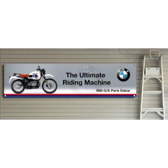 BMW R80 G/S Paris Dakar Garage/Workshop Banner